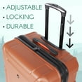 thumbnail image 4 of Vailor 3-Piece Copper Hardside Expandable Double Spinner Luggage Set, 4 of 10
