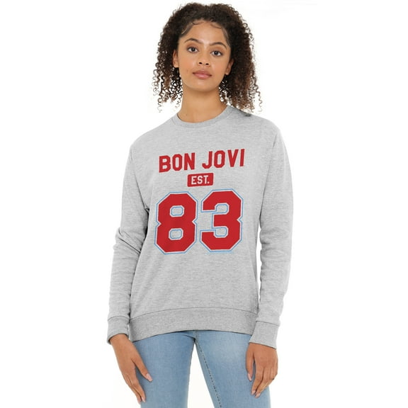 Bon Jovi Est 83 Women's Crew Sweatshirt