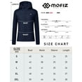 thumbnail image 6 of YIRUIYA Womens Fleece Lined Thermal Hooded Down Jacket Full Zip Lightweight Hybrid Softshell Winter Coat, 6 of 8