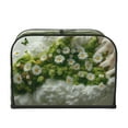 Kdxio Nature Hand Daisies Art Print Toaster Cover Bread Machine Cover