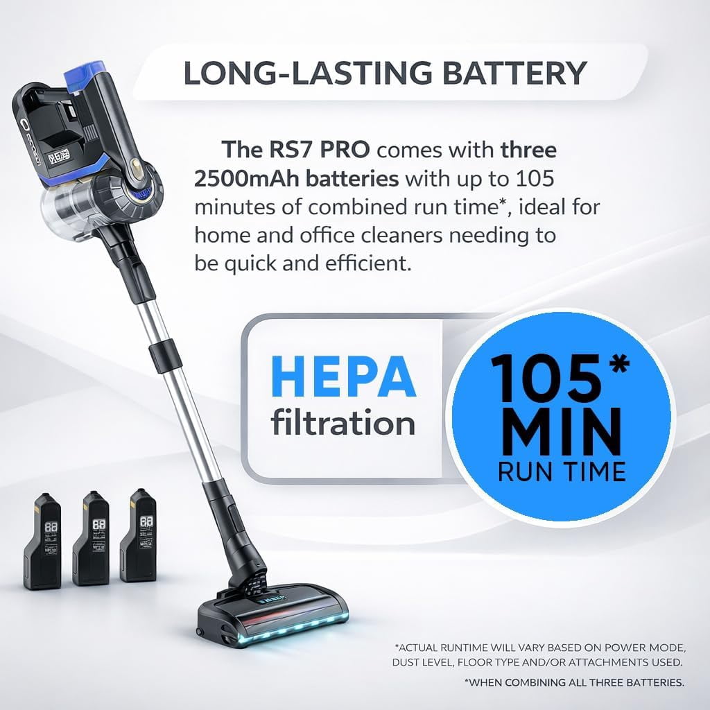 Prolux RS7 PRO Cordless Handheld Stick Vacuum by Prolux Cleaners