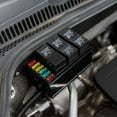 thumbnail image 2 of 12V Fuse Relay Box Fuse Relay Carrier  Box Of 6 Relays 5 Road For Off-Road Truck Suv Auto Car, 2 of 7
