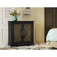 thumbnail image 2 of CBJCBJ 31.5" Kitchen Sideboard Buffet Cabinet with 2 Door Storage, Mid-Century Accent Cabinet for Living Room,Black, 2 of 6