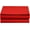 Red, variant on Mocassi 1500 Thread Count Pack of 4 Flat Sheet,King, Red