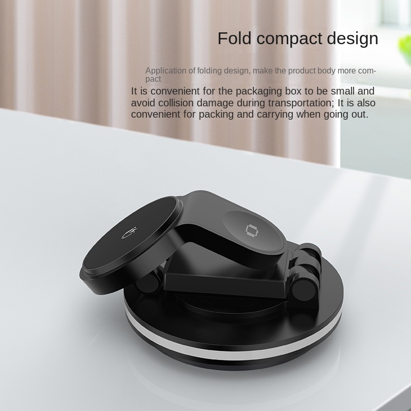 Magnetic three in one wireless fast charging dock, suitable for wireless charging of mobile phones, watches, and headphones, suitable for iPhone 15 14 13 12 11 Pro Max and Apple Watch iwacth AirPods