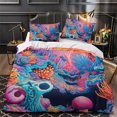 thumbnail image 3 of Ensembles de Literie Design Maison Strange Creatures Housse de Couette Imprimée pour Garçons Filles, Full (80"x90 Pouces), 3 of 5