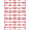 Pink, Pattern 3, variant on ODIKA Pink Whimsical Asymmetrical Ribbon Sprinkled Dotted Coquette for Entryway, Kitchen, Mudroom, Stain Resistant Flatwoven