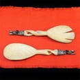 thumbnail image 1 of Jedando Handicrafts Hand - Pince à Salade Zèbre Sculptée, 1 of 1
