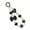 Black, variant on Handmade Beaded Phone Chain Pendant Telephone Lanyard Cellphone Rope Fashion Keyring Keychain For Women Jewelry