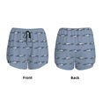thumbnail image 3 of Balery Cute Whale Pantalones cortos deportivos para mujer con forro y dos bolsillos, elásticos, para entrenamiento, gimnasio, yoga-Small, 3 of 7