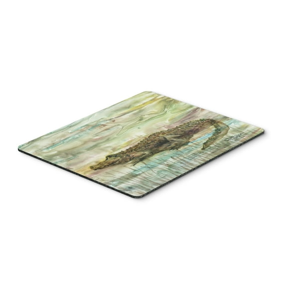 Alligator Sunset Mouse Pad, Hot Pad or Trivet