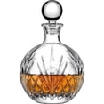 thumbnail image 2 of Dublin Crystal Round Whiskey Decanter 36oz, 2 of 3