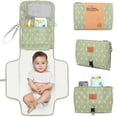 thumbnail image 1 of Colchoneta portátil impermeable para cambiar pañales KeaBabies 59x53 cm, 1 of 9