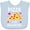 Blue, variant on Inktastic Pizza is My Valentine with Hearts Boys or Girls Baby Bib