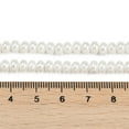 thumbnail image 5 of Electroplated Shell Pearl Beads Strands Rondelle Polished White 5x3mm Hole: 0.7mm about 117pcs/strand 15.91''(40.4cm), 5 of 5