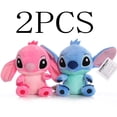 thumbnail image 1 of Muñeco de peluche de dibujos animados de Lilo & Stitch para niños, juguete de felpa de 20cm, estilo Kawaii, puntada de Ángel, 2 piezas1184, 1 of 2