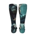 thumbnail image 6 of KLL Underwater Dinosaur Shark Print Cool Socks Men's Women's Crew Socks Funny Crazy Novelty Stockings, 6 of 8