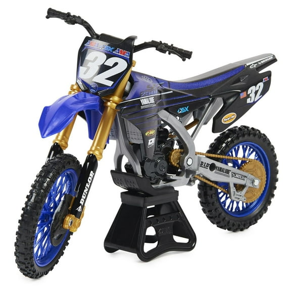 Supercross, Authentic Justin Cooper 1:10 Scale Collector Die-Cast Toy Motorcycle Replica with Display Stand, For Collectors and Kids Age 5 and Up