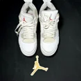 thumbnail image 4 of Ni-k-e Size 4 - Ni-k-e Air Jordan 4 Retro White Oreo 2021 Men's Shoes Ships Now, 4 of 6