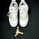 thumbnail image 4 of Ni-k-e Size 4 - Ni-k-e Air Jordan 4 Retro White Oreo 2021 Men's Shoes Ships Now, 4 of 6