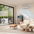 thumbnail image 6 of 12000 BTU Mini Split Air Conditioner,19 SEER2 Ductless Inverter AC w/ 115V, Cool Up to 750 Sq. Ft with Heat Pump System,Ultra Quiet, Installation Kit, 6 of 8