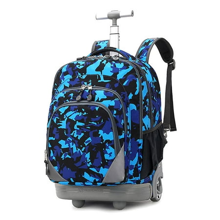 High-capacity school backpack with trolley bag for primary and middle ...