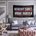 thumbnail image 3 of Tapestry Nobody Cares Work Harder para pared, 150 x 90 cm, microtela, 3 of 3