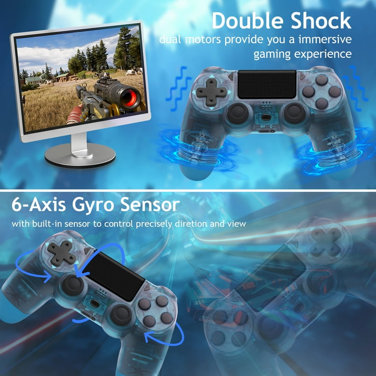 Wireless DualShock Controller for PS4, Compatible with