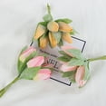 thumbnail image 6 of Visland Artificial Tulips Flowers Fake Faux Tulip Bouquet Real Touch Flower Arrangement for Home Room Office Party Wedding Decor, 6 of 6
