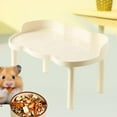 thumbnail image 6 of Dualoai Hamster Platform Adjustable Height for Food Bowl Water Bottle Exercise Wheel White, 6 of 9