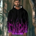 thumbnail image 5 of Hoodies for Men Y2k Tie-Dye Pullover Hoodies Drawstring Long Sleeve Casual Sweatshirt Jacket with Pockets L, 5 of 9