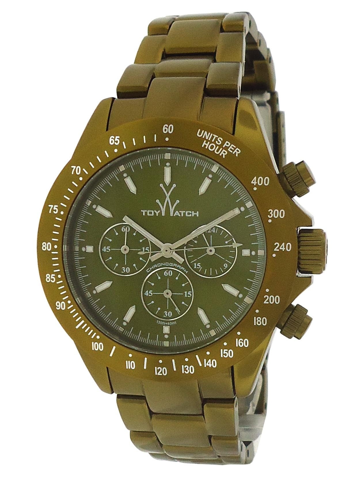 Toy Watch ToyWatch ME14OL 41mm Aluminium Case Green Aluminium Mineral Women's Watch Walmart