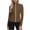 Brown-Sun Shirt Women, variant on Hilenly Women's Plus Size UPF 50 Long Sleeve Shirts Lightweight UV Protection Crop Zip Up Jacket Sun Protection Clothing