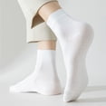 thumbnail image 3 of Men's Breathable Mesh Mid-Calf Socks Light Weight Flat Seam Socks Casual Sock for Summer, Sports, 3 of 4