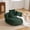Emerald, variant on 43" Corduroy Single Sofa Couch, Sillones Para Domitorio Single Sofa with Foam Filler, Butacas Para Sala Sofa with 3 Pillows for Living Room, Emerald