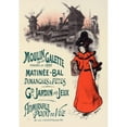 thumbnail image 3 of Anonymous 11x14 Black Modern Framed Museum Art Print Titled - Moulin De La Galette (1897), 3 of 5