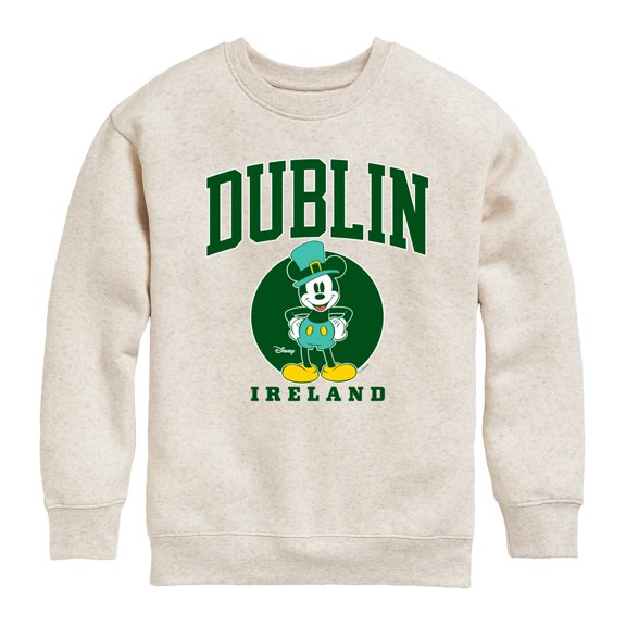 Disney - Mickey & Friends - Dublin Ireland - Irish Mickey - Toddler And Youth Long Sleeve Graphic T-Shirt