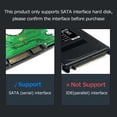 thumbnail image 4 of 2.5 inch Hard Disk Case Type-C Transparent HDD Enclosure High-speed Transmission Easy Installation for 2.5 inch HDDSSD, 4 of 7