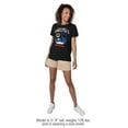 thumbnail image 4 of Merry Little Batman Saving Christmas Women's Loose T-Shirt, Black, Medium, 4 of 5