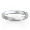 thumbnail image 3 of Stackable Birthstone Ring with Engraving - Aquamarine (March), 3 of 7