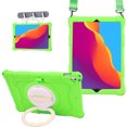 thumbnail image 2 of Dteck Kids Case for Samsung Galaxy Tab A7 Lite 8.7-inch T220 T225,Shockproof Silicone Case 360 Degree rotating Kickstand Cover with Shoulder Strap,Green, 2 of 7