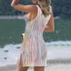 thumbnail image 2 of MKLEKYY Trajes De Baño Mujer Dos Piezas New Sexy Hollow Beach Dress Women Swimwear Bikini Cover Up Color Customizable, 2 of 6