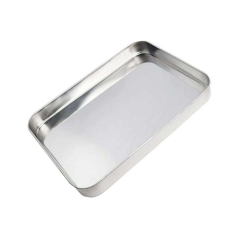 High Quality 304 Stainless Steel Metal Tray 5cm Deep Dish Baking Tray Sheet  Pan - China Stainless Steel Oven Tray and Stainless Steel Jelly Roll Pan  price