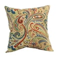 thumbnail image 3 of Blazing Needles 9910-S2-OD-157 17 in. Square Polyester Outdoor Throw Pillows, Lahaye Patina - Set of 2, 3 of 5