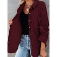 thumbnail image 1 of Blusa de pana, camisa de pana con botones, blusas de gran tamaño, chaqueta, blusa de pana con botones, valor inmejorable, 1 of 6