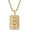 Gold no chain, variant on Unisex Stainless Steel Cool Hip Hop  Cut Crystal Micro-Pave Iced Out Zircon Inlay Money Dollar Sign Pendant Necklace