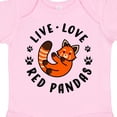 thumbnail image 4 of Inktastic Live Love Red Pandas Boys or Girls Baby Bodysuit, 4 of 5