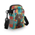 thumbnail image 3 of HELLHERO Colorful Floral Pattern Design Small Crossbody Purse for Adult Polyester Adjustable Crossbody Bag with Leakproof, 3 of 7