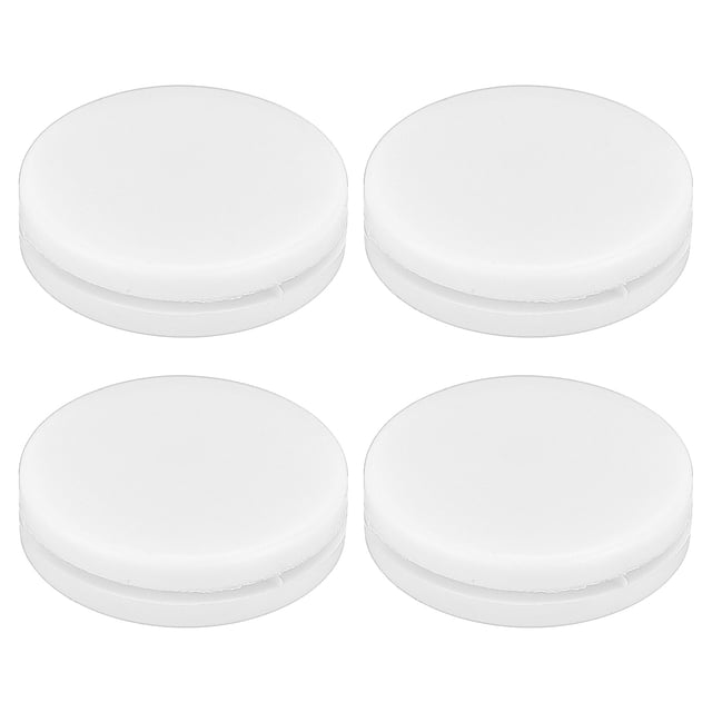 Unique Bargains Tennis Vibration Dampener 0.94 Inch Silicone Tennis Racket Shock Absorber, White, 4 Pack