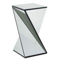 thumbnail image 1 of Irregular Silver Mirror Side Table – Unique Modern Accent for Living Room & Bedroom, 1 of 5